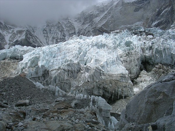 Ледник на перевале Таши Лапча